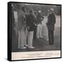 Royal Cricketers at Cumberland Lodge, Windsor Great Park, Berkshire, 1911-Ernest Brook-Framed Stretched Canvas