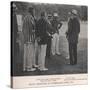 Royal Cricketers at Cumberland Lodge, Windsor Great Park, Berkshire, 1911-Ernest Brook-Stretched Canvas