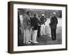 Royal Cricketers at Cumberland Lodge, Windsor Great Park, Berkshire, 1911-Ernest Brook-Framed Giclee Print