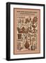 Royal Crowns, Bishops Staffs and Swords - Medieval Germany-Friedrich Hottenroth-Framed Art Print
