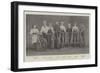 Royal Cyclists, a Group at Copenhagen-null-Framed Giclee Print