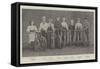 Royal Cyclists, a Group at Copenhagen-null-Framed Stretched Canvas