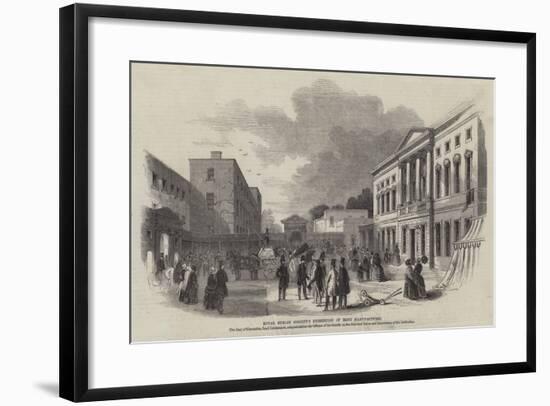 Royal Dublin Society's Exhibition of Irish Manufactures-null-Framed Giclee Print