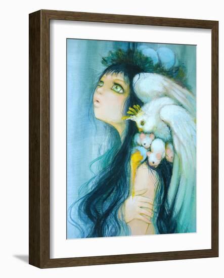 Royal Egg Watcher-Camilla D'Errico-Framed Art Print