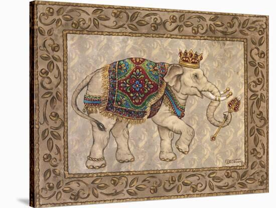 Royal Elephant I-Janet Kruskamp-Stretched Canvas