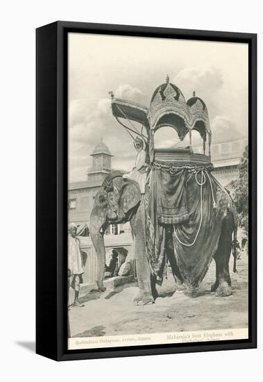 Royal Elephant with Howdah, India-null-Framed Stretched Canvas