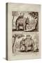 Royal Elephants, from 'Voyage Du Siam Des Peres Jesuites' by Guy Tachard, 1688-null-Stretched Canvas