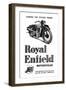 Royal Enfield Motorcycles: Leading the Victory Parade-null-Framed Art Print