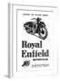 Royal Enfield Motorcycles: Leading the Victory Parade-null-Framed Art Print