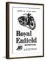 Royal Enfield Motorcycles: Leading the Victory Parade-null-Framed Art Print