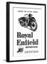 Royal Enfield Motorcycles: Leading the Victory Parade-null-Framed Art Print