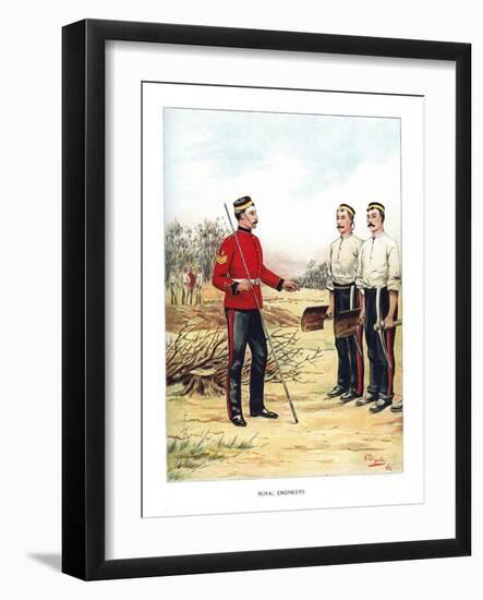 Royal Engineers, C1890-Geoffrey Douglas Giles-Framed Giclee Print