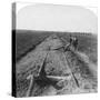 Royal Engineers Repairing a Railway Destroyed by the Boers, Kroonstad, South Africa, 1900-Underwood & Underwood-Stretched Canvas