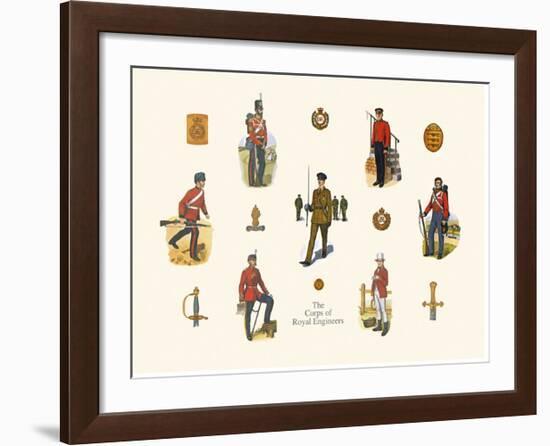 Royal Engineers-Alexandra Clare Baker-Framed Premium Giclee Print