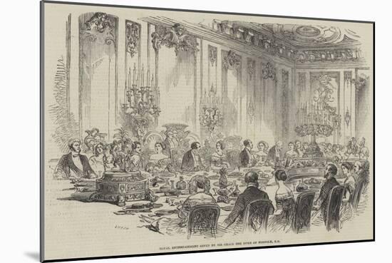 Royal Entertainment Given by His Grace the Duke of Norfolk-null-Mounted Giclee Print