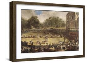 Royal Equestrian Parade, Aranjuez, Spain-Luis Paret y Alcazar-Framed Art Print