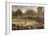 Royal Equestrian Parade, Aranjuez, Spain-Luis Paret y Alcazar-Framed Art Print