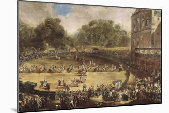 Royal Equestrian Parade, Aranjuez, Spain-Luis Paret y Alcazar-Mounted Art Print