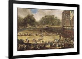 Royal Equestrian Parade, Aranjuez, Spain-Luis Paret y Alcazar-Framed Premium Giclee Print