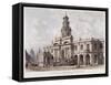 Royal Exchange (2N) Exterior, London, 1816-Daniel Havell-Framed Stretched Canvas