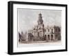 Royal Exchange (2N) Exterior, London, 1816-Daniel Havell-Framed Giclee Print