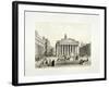 Royal Exchange and the Bank of England on the Left, London, 1851-Thomas Picken-Framed Giclee Print