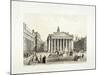 Royal Exchange and the Bank of England on the Left, London, 1851-Thomas Picken-Mounted Giclee Print