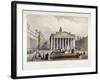 Royal Exchange and the Bank of England on the Left, London, 1851-Thomas Picken-Framed Giclee Print