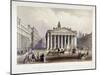 Royal Exchange and the Bank of England on the Left, London, 1851-Thomas Picken-Mounted Giclee Print