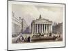 Royal Exchange and the Bank of England on the Left, London, 1851-Thomas Picken-Mounted Giclee Print