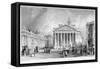 Royal Exchange, City of London, C1850-TA Prior-Framed Stretched Canvas