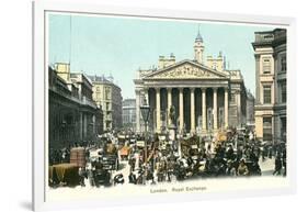 Royal Exchange, London, England-null-Framed Art Print