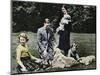 Royal family as a happy group of dog lovers, 1937-Michael Chance-Mounted Photographic Print