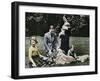 Royal family as a happy group of dog lovers, 1937-Michael Chance-Framed Photographic Print