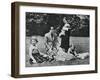 Royal Family as a Happy Group of Dog Lovers, 1937-Michael Chance-Framed Giclee Print