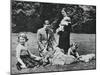 Royal Family as a Happy Group of Dog Lovers, 1937-Michael Chance-Mounted Giclee Print