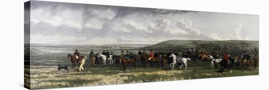 Royal Family Fox Hunting, 1872-null-Stretched Canvas