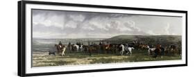 Royal Family Fox Hunting, 1872-null-Framed Premium Giclee Print