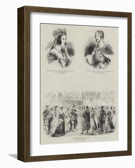 Royal Fancy Dress Ball-Sir John Gilbert-Framed Giclee Print