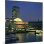 Royal Festival Hall Illuminated at Dusk, South Bank, London, England, United Kingdom, Europe-Roy Rainford-Mounted Photographic Print