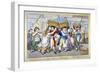 Royal Fishmongers, or a Welcome to Billingsgate, 1816-C Williams-Framed Giclee Print