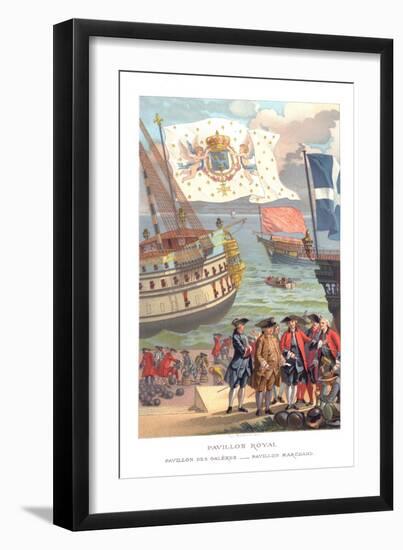 Royal Flag, Galleon Flag and Traders Flag-Urrabieta-Framed Giclee Print