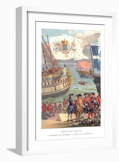 Royal Flag, Galleon Flag and Traders Flag-Urrabieta-Framed Giclee Print