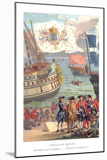 Royal Flag, Galleon Flag and Traders Flag-Urrabieta-Mounted Giclee Print