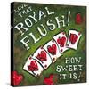 Royal Flush-Janet Kruskamp-Stretched Canvas