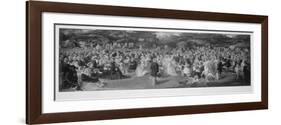 Royal Garden Party at Chiswick House, Hounslow, London, C1875-null-Framed Giclee Print