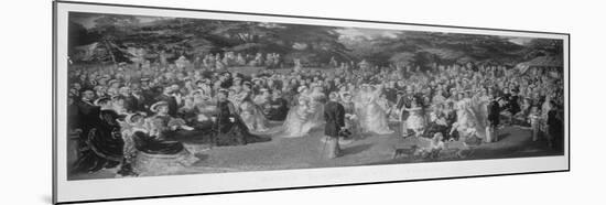 Royal Garden Party at Chiswick House, Hounslow, London, C1875-null-Mounted Giclee Print