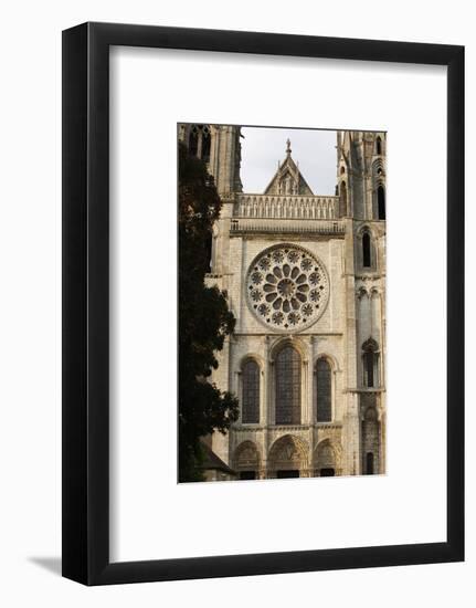 Royal gate, Chartres cathedral, Chartres, Eure-et-Loir, France&#10;-Godong-Framed Photographic Print