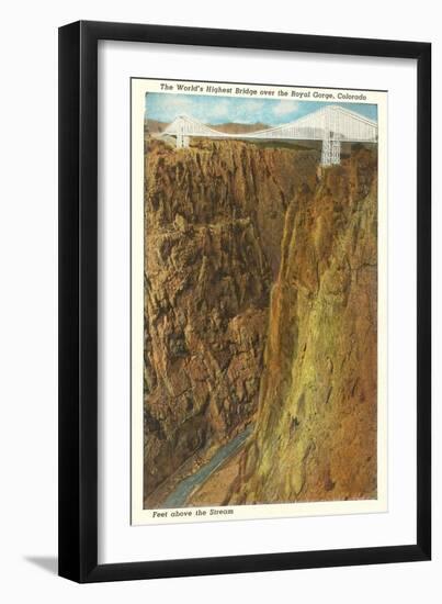 Royal Gorge Bridge, Colorado-null-Framed Art Print
