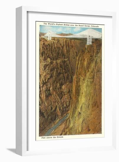 Royal Gorge Bridge, Colorado-null-Framed Art Print